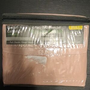 Full 6-Piece Sheet Set - Blush Pink